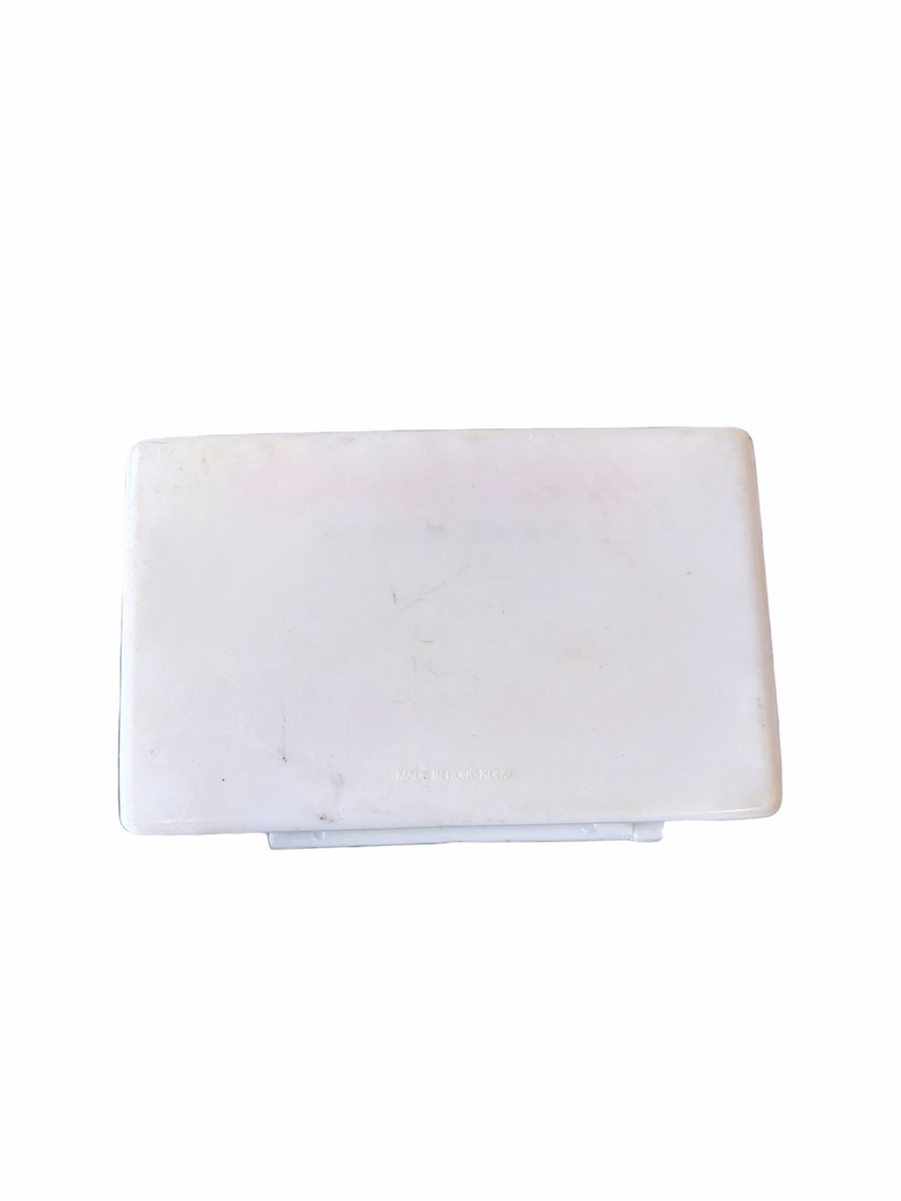 Vintage 1960’s White Compact Tissue Case with Gold Starburst Accents - Picture 3 of 3